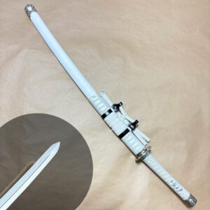 竹光「小烏丸」刀剣乱舞 全長95cm／約62.8cm刃長 鋒両刃造 時代劇小道具